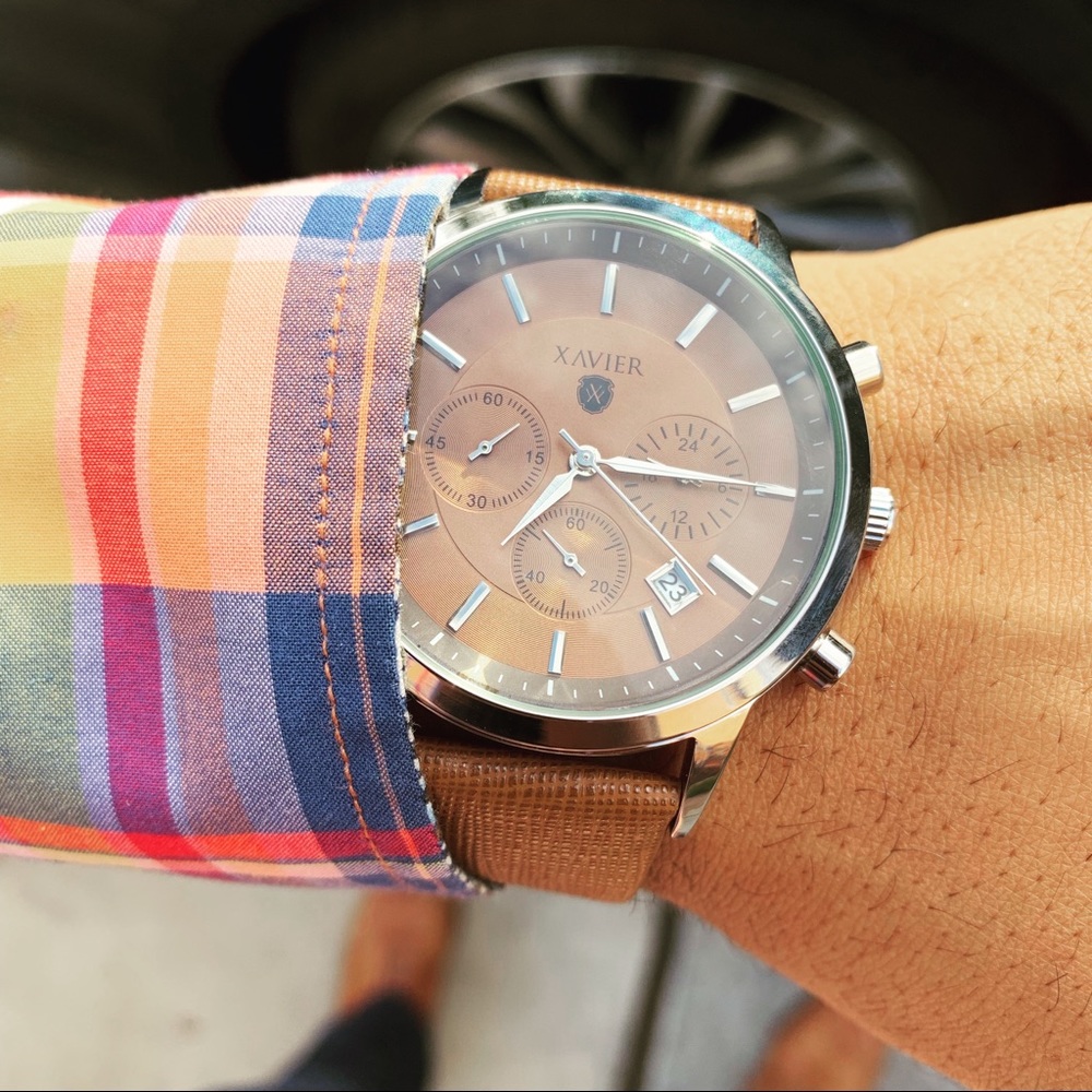 NIB Xavier X-Class Watch in Pecan - Picture 5 of 10